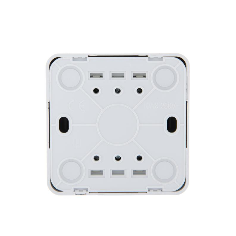 Выключатель проходной 2-кл. 2п ОП Viola 10А IP20 бел. LEZARD 751-0200-106