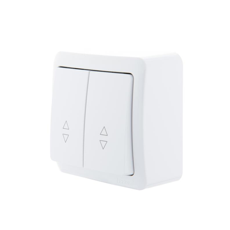 Выключатель проходной 2-кл. 2п ОП Viola 10А IP20 бел. LEZARD 751-0200-106