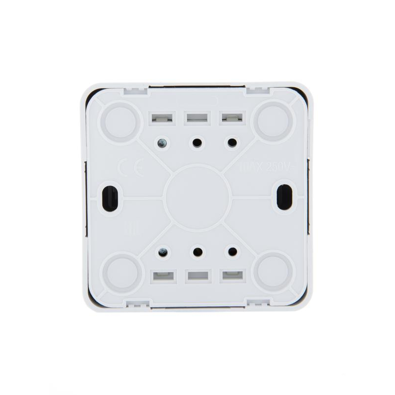 Выключатель 1-кл. 1п ОП Viola 10А IP20 с подсветкой бел. LEZARD 751-0200-111