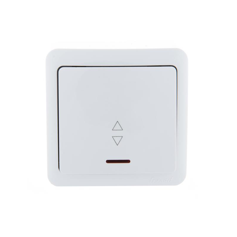 Выключатель проходной 1-кл. 1п ОП Viola 10А IP20 с подсветкой бел. LEZARD 751-0200-114