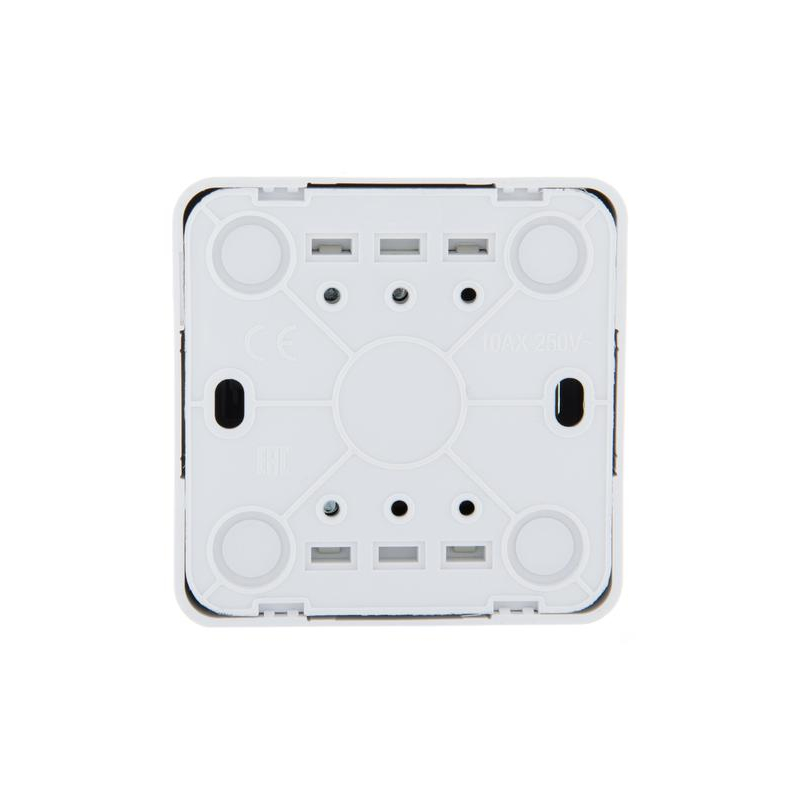 Выключатель проходной 1-кл. 1п ОП Viola 10А IP20 с подсветкой бел. LEZARD 751-0200-114