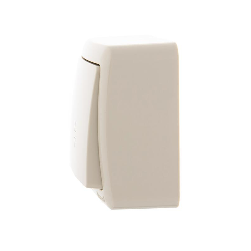 Выключатель проходной 1-кл. 1п ОП Viola 10А IP20 крем. LEZARD 751-0300-105