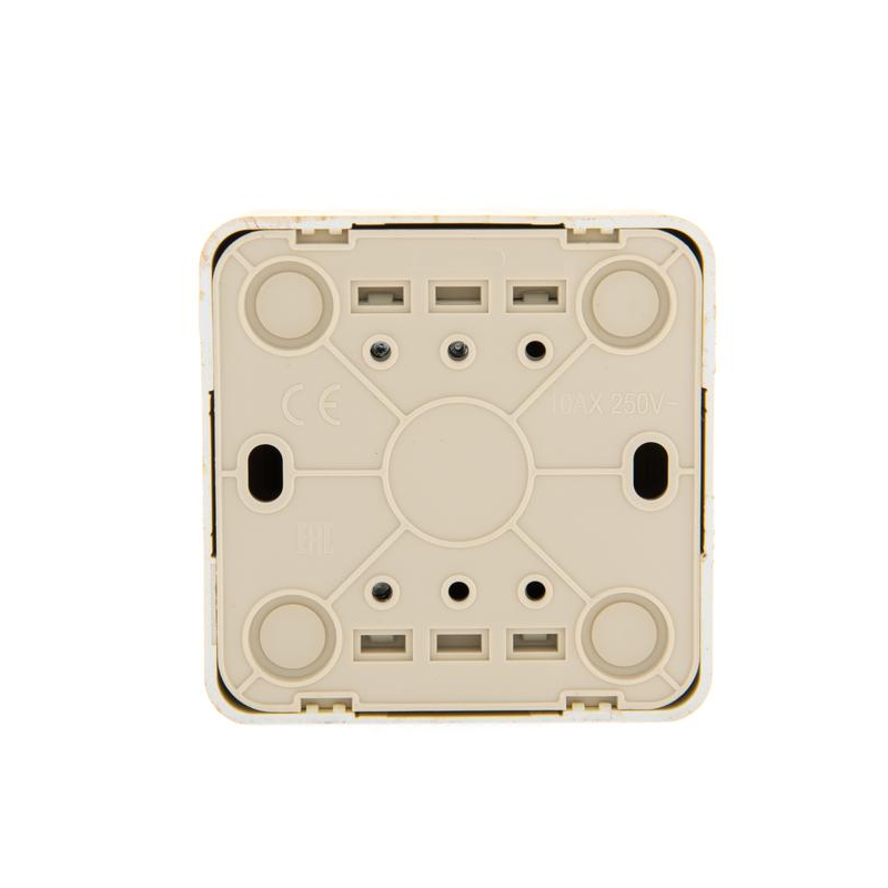 Выключатель проходной 1-кл. 1п ОП Viola 10А IP20 беленый дуб LEZARD 751-5200-105