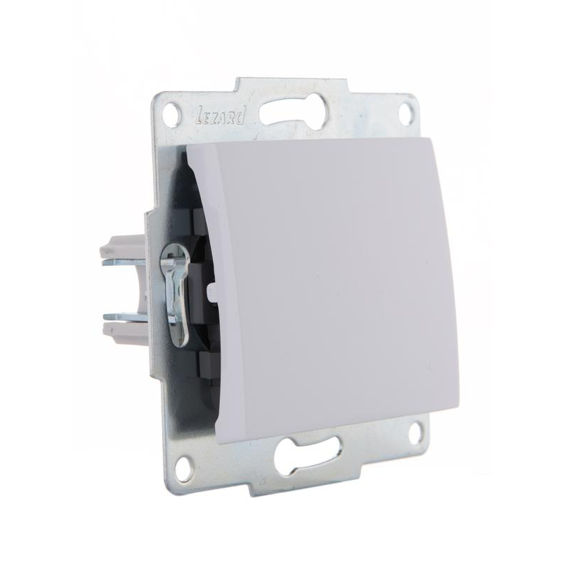 Механизм выключателя 1-кл. 1п СП Karina 10А IP20 бел. LEZARD 707-0288-100