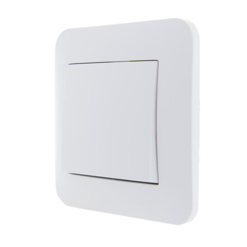 Механизм выключателя 1-кл. 1п СП Karina 10А IP20 бел. LEZARD 707-0288-100