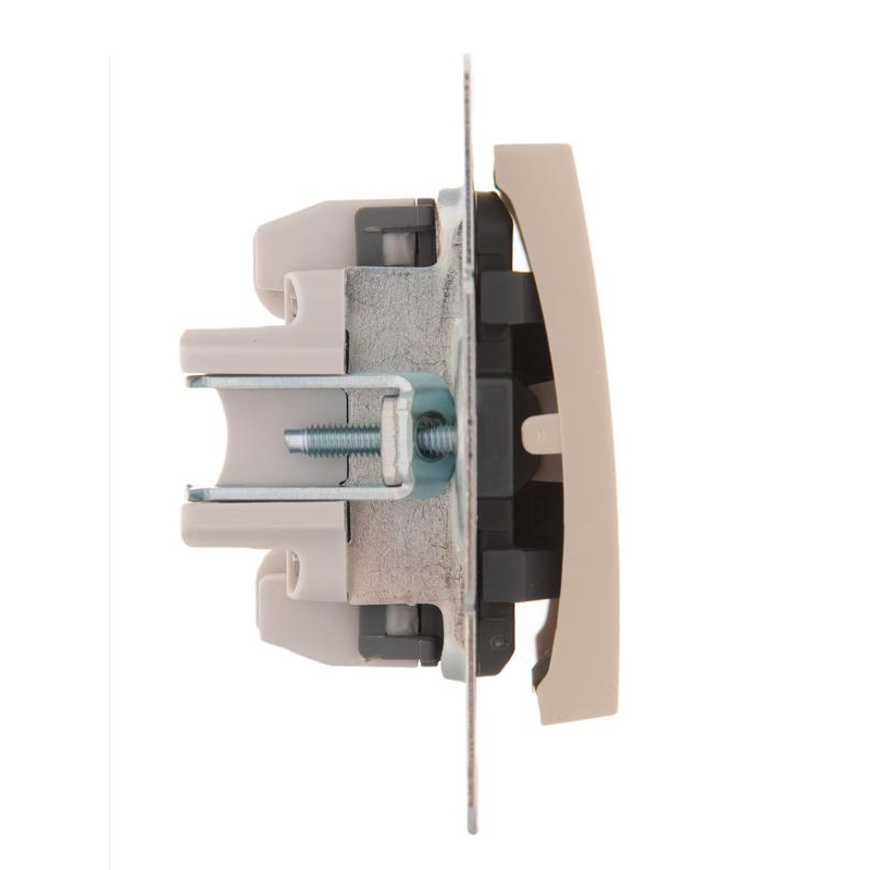 Механизм выключателя 2-кл. 1п СП Karina 10А IP20 крем. LEZARD 707-0388-101