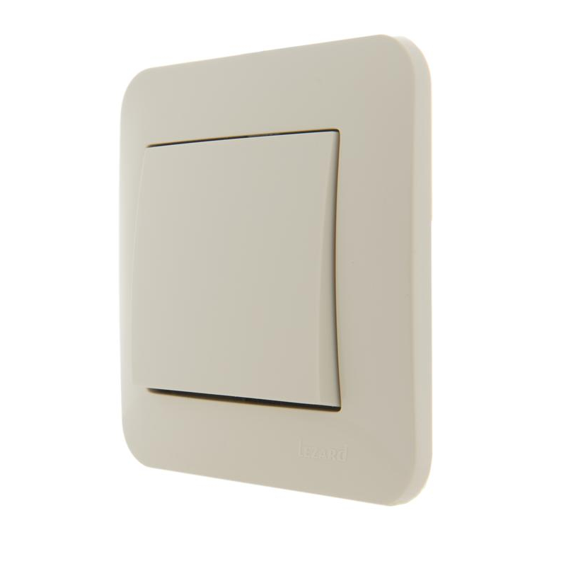 Механизм выключателя 1-кл. 1п СП Karina 10А IP20 крем. LEZARD 707-0388-100