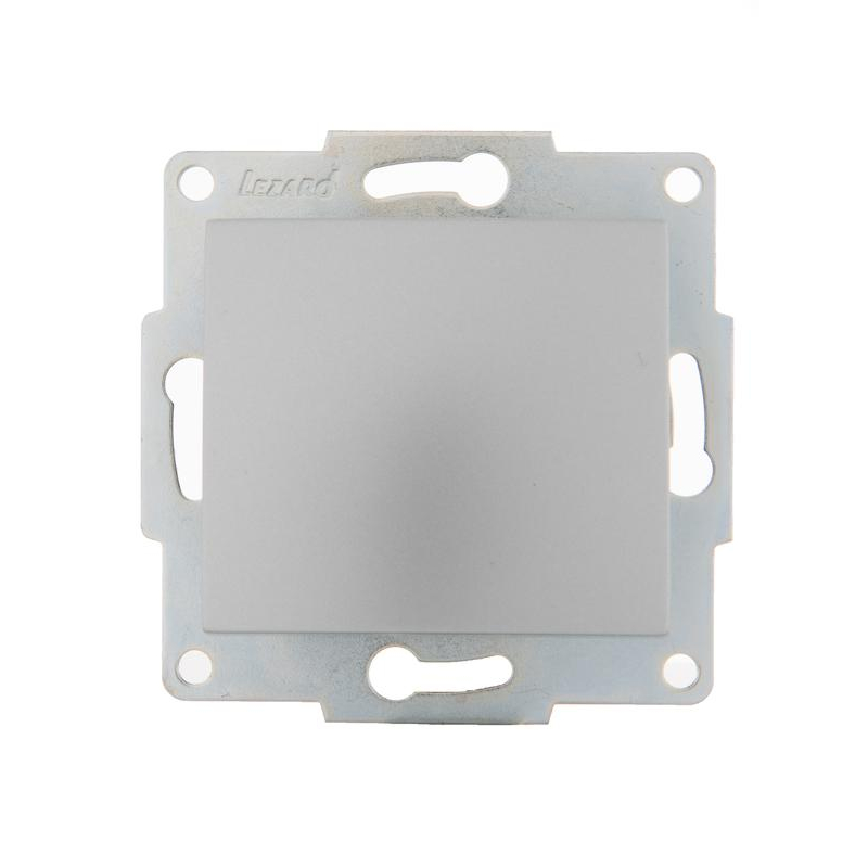 Механизм выключателя 1-кл. 1п СП Karina 10А IP20 матов. серебр. LEZARD 707-4388-100