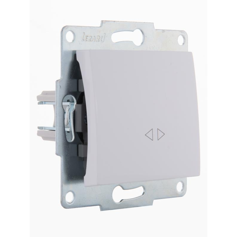 Механизм выключателя промежуточного 1-кл. 2п СП Karina 10А IP20 бел. LEZARD 707-0288-107