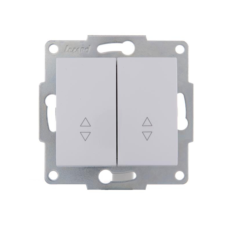 Механизм выключателя проходного 2-кл. 1п СП Karina 10А IP20 бел. LEZARD 707-0288-106