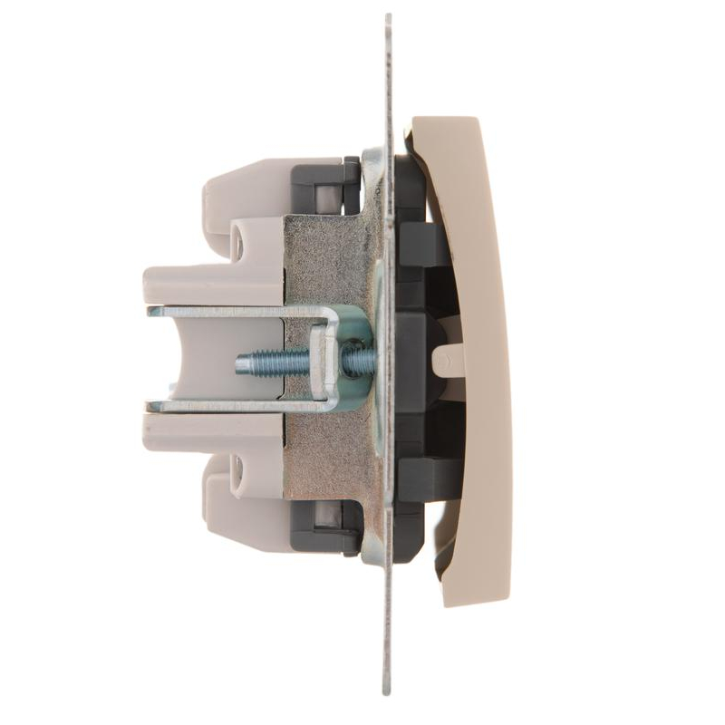 Механизм выключателя проходного 2-кл. 1п СП Karina 10А IP20 крем. LEZARD 707-0388-106