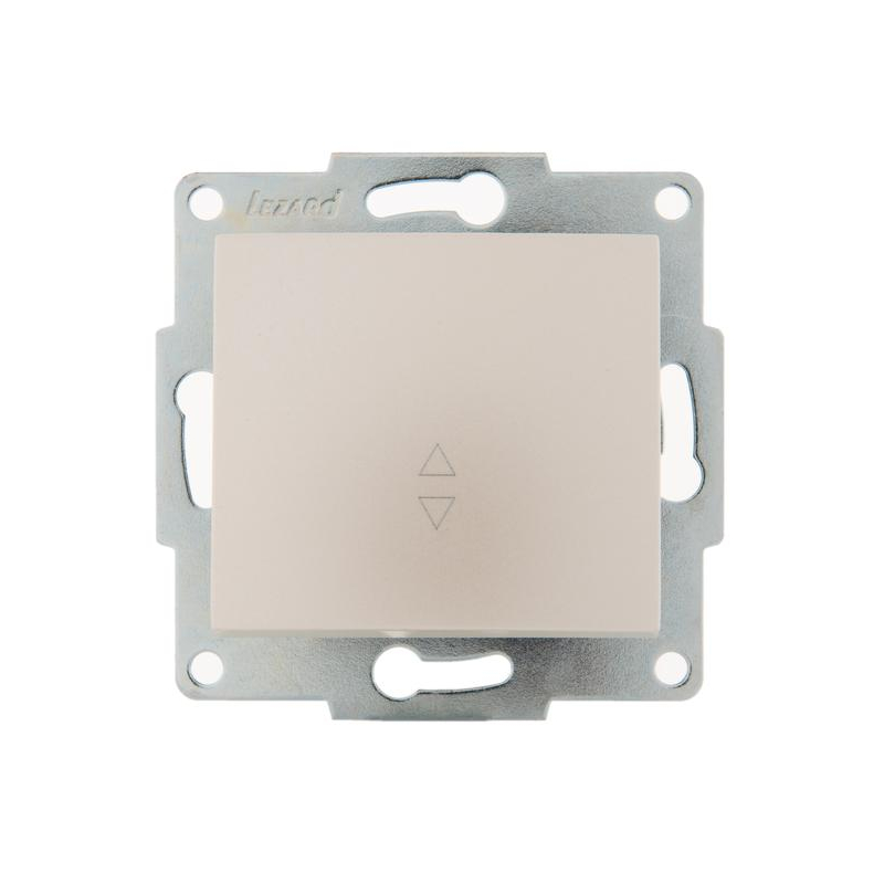 Механизм выключателя проходного 1-кл. 1п СП Karina 10А IP20 жемчуж./бел. перламутр. LEZARD 707-3088-105