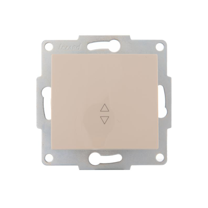 Механизм выключателя проходного 1-кл. 1п СП Karina 10А IP20 крем. LEZARD 707-0388-105