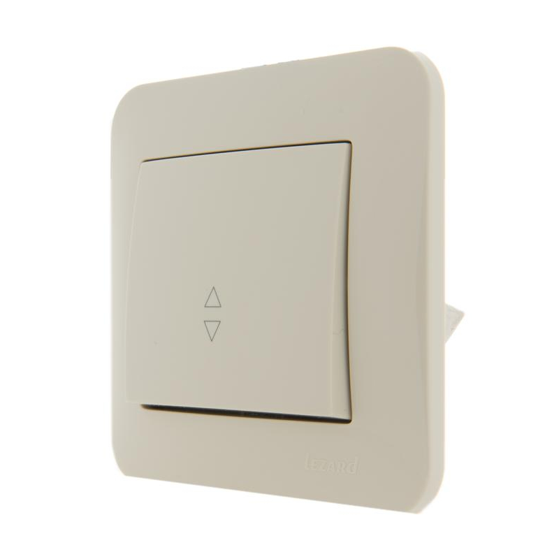 Механизм выключателя проходного 1-кл. 1п СП Karina 10А IP20 крем. LEZARD 707-0388-105