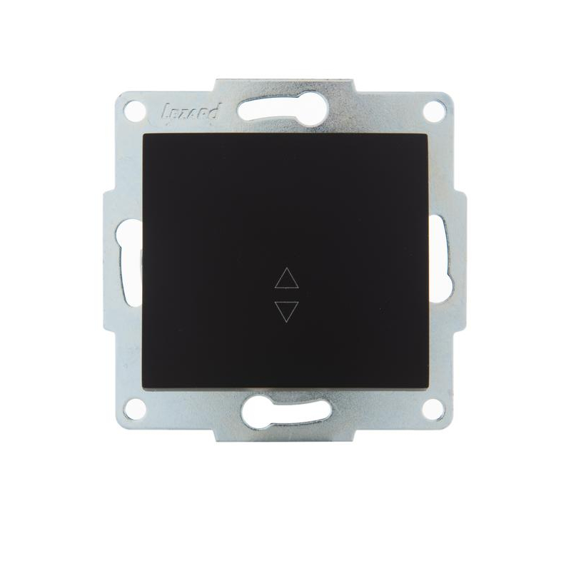 Механизм выключателя проходного 1-кл. 1п СП Karina 10А IP20 черн. бархат LEZARD 707-4288-105