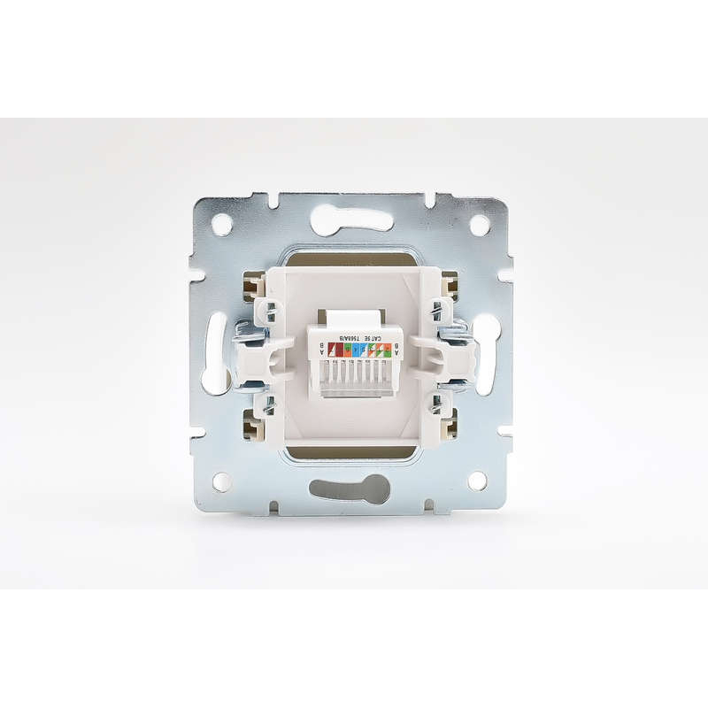 Механизм розетки компьютерн. 1-м СП KARINA RJ45 крем LEZARD 707-0388-139