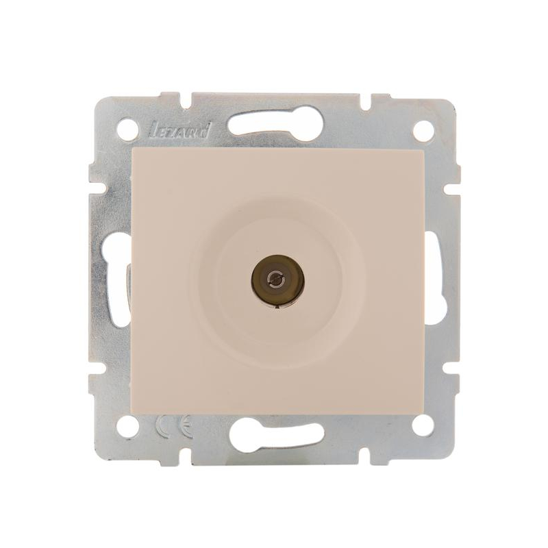 Механизм розетки TV СП KARINA оконечная крем LEZARD 707-0388-130