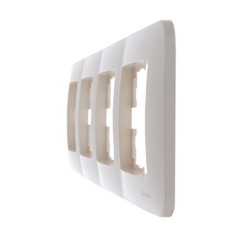 Рамка 4-м Karina Life горизонт. крем. LEZARD 708-0300-149