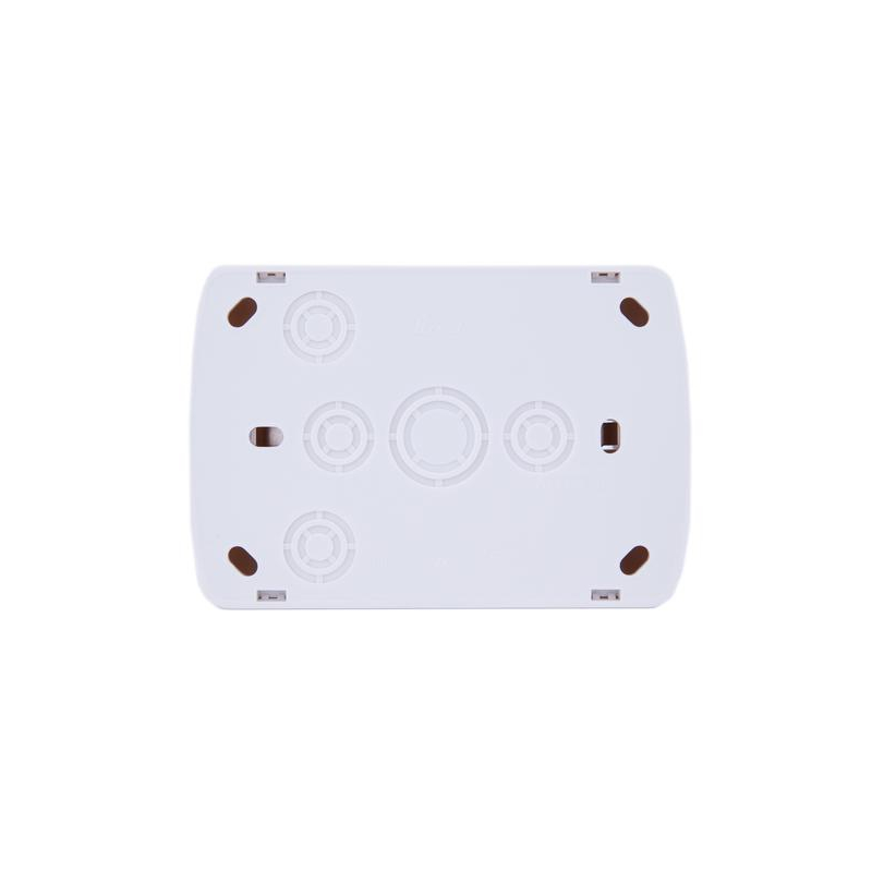 Розетка 2-м ОП Демет 16А IP20 с заземл. закрыт. корпус керамика бел. LEZARD 711-0200-127