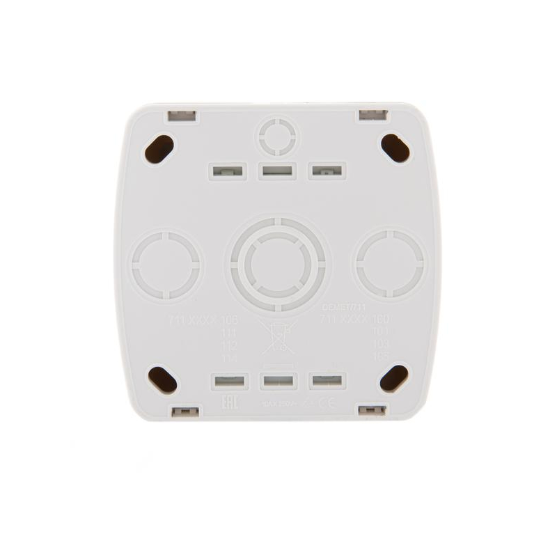 Кнопка звонка Демет бел. LEZARD 711-0200-103