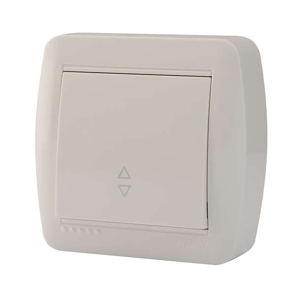 Выключатель проходной 1-кл. ОП Демет 10А IP20 бел. LEZARD 711-0200-105