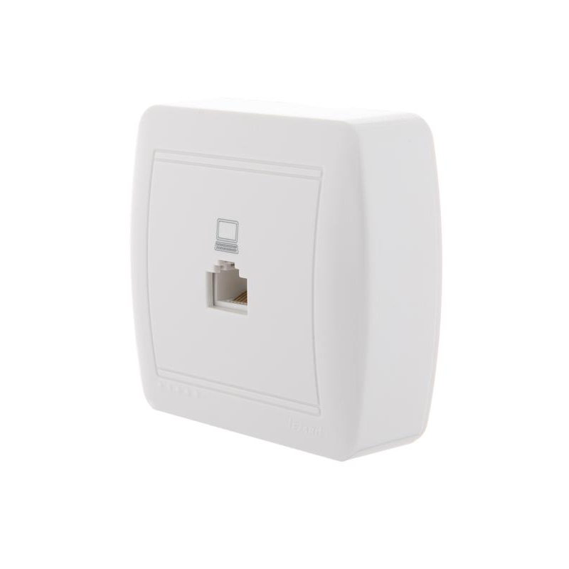 Розетка компьютерная ОП Демет бел. LEZARD 711-0200-139