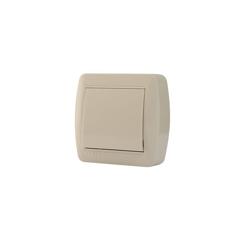 Кнопка звонка Демет крем. LEZARD 711-0300-103