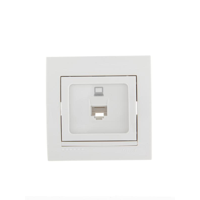 Розетка компьютерная СП Дери бел. LEZARD 702-0202-139