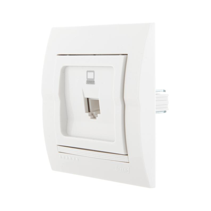 Розетка компьютерная СП Дери бел. LEZARD 702-0202-139