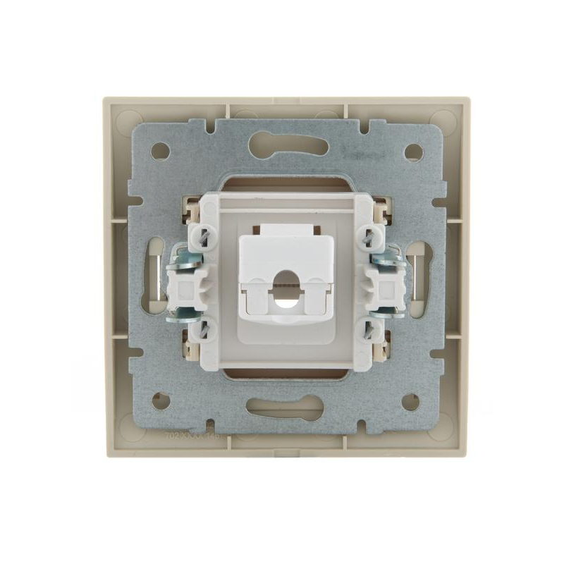 Розетка компьютерная СП Дери крем. LEZARD 702-0303-139