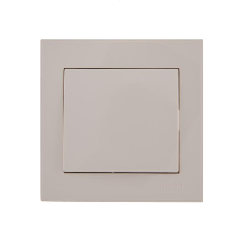 Выключатель 1-кл. СП Рейн 10А IP20 бел. LEZARD 703-0202-100