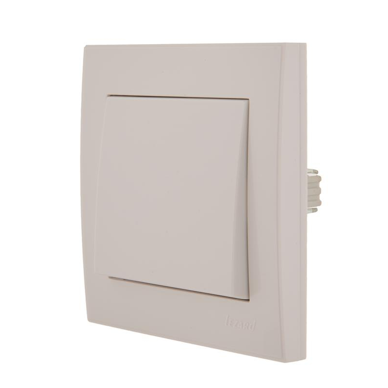 Выключатель 1-кл. СП Рейн 10А IP20 бел. LEZARD 703-0202-100