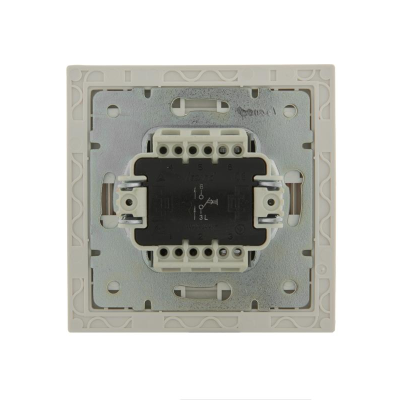 Кнопка звонка Рейн бел. LEZARD 703-0202-103