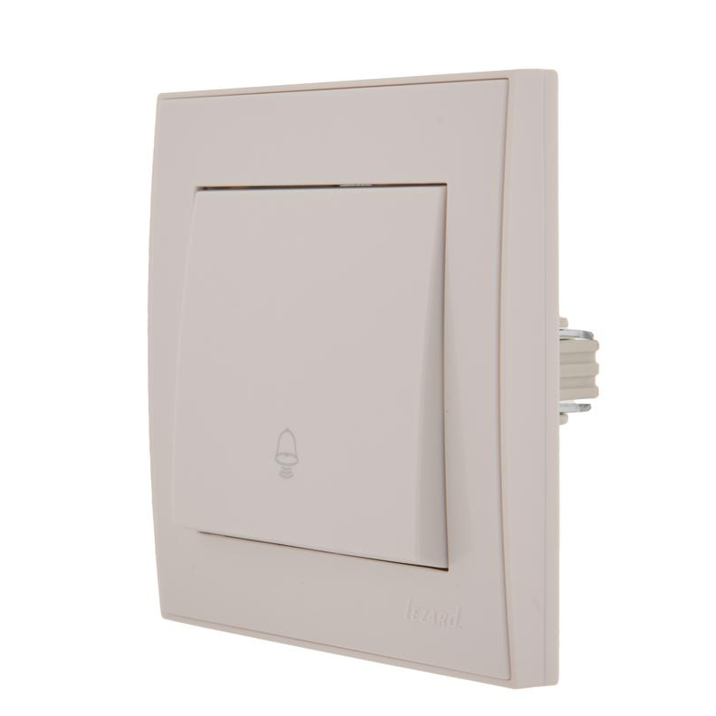 Кнопка звонка Рейн бел. LEZARD 703-0202-103