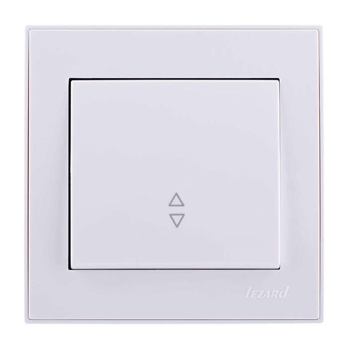 Выключатель проходной 1-кл. СП Рейн 10А IP20 бел. LEZARD 703-0202-105