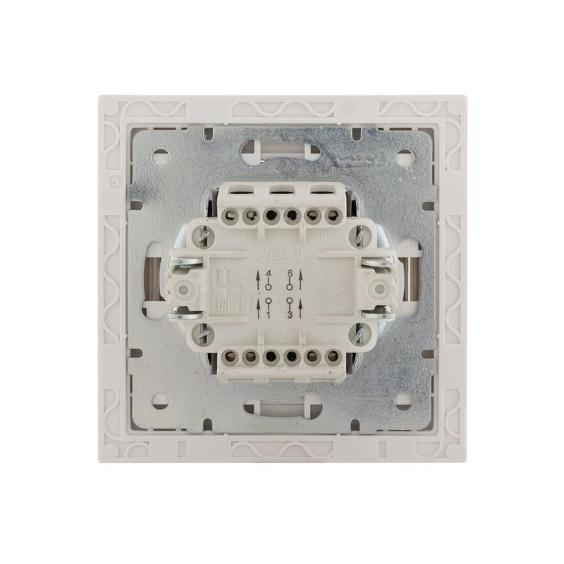 Выключатель промежуточный 1-кл. СП Рейн 10А IP20 бел. LEZARD 703-0202-107