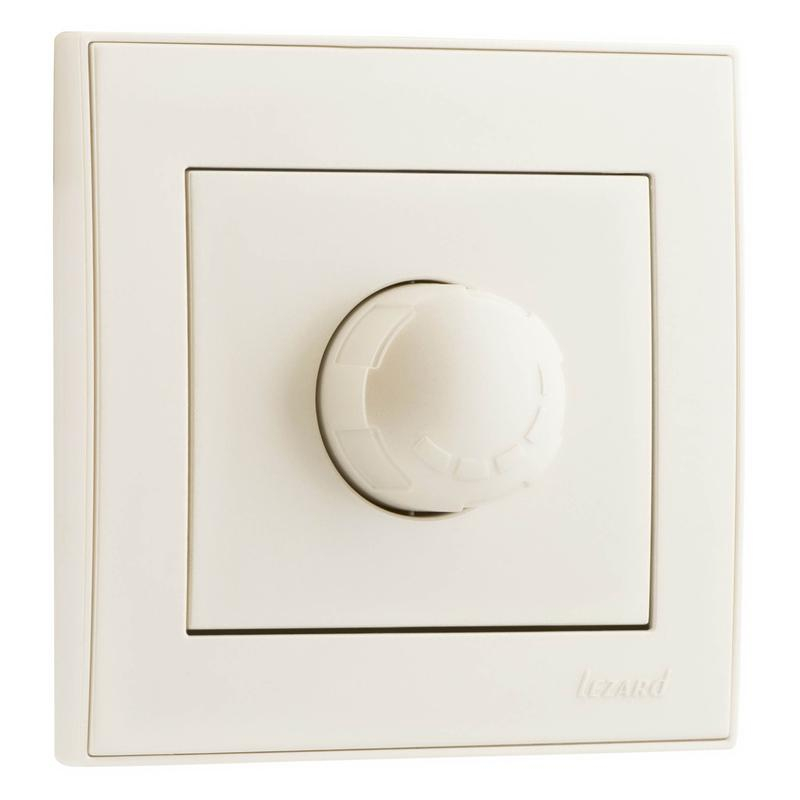 Светорегулятор СП 800Вт Рейн жемчуж./бел. перламутр. LEZARD 703-3030-115