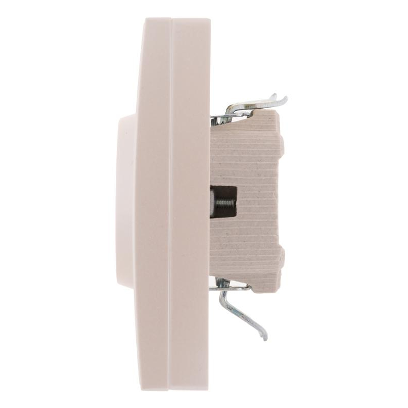 Розетка 2-м СП Рейн с заземл. керамика жемчуж./бел. перламутр. LEZARD 703-3030-127