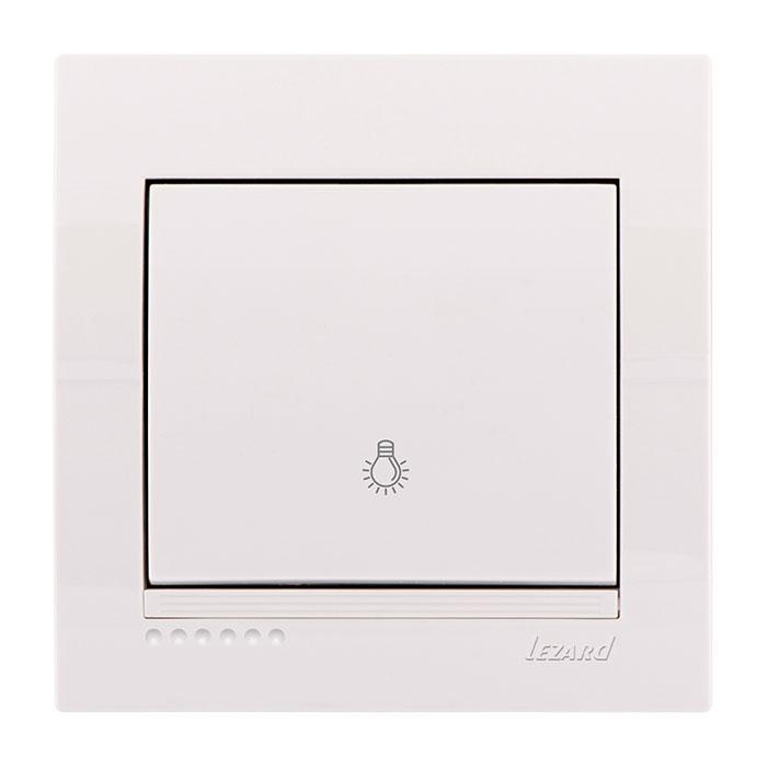 Кнопка таймера Дери бел. LEZARD 702-0202-102