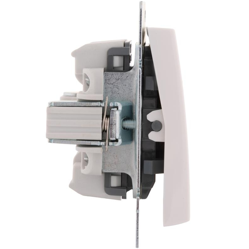 Механизм выключателя проходного 2-кл. СП Рейн IP20 бел. LEZARD 703-0288-106