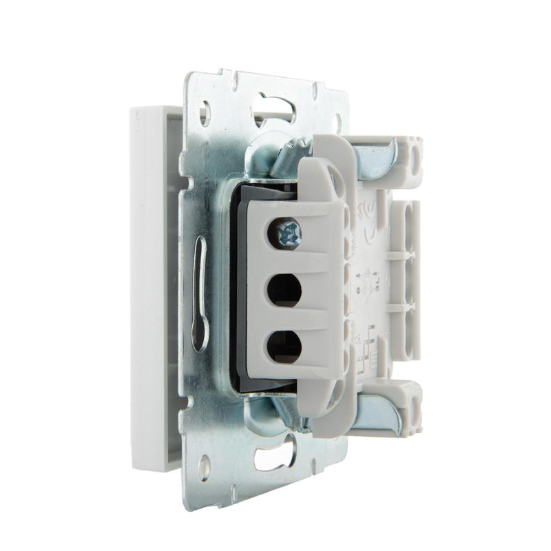 Механизм выключателя 1-кл. СП Рейн IP20 с подсветкой бел. LEZARD 703-0288-111