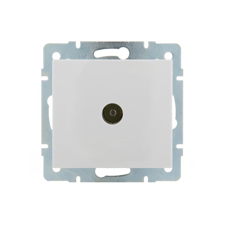 Механизм розетки проходной TV СП Рейн 16А IP20 бел. LEZARD 703-0288-129