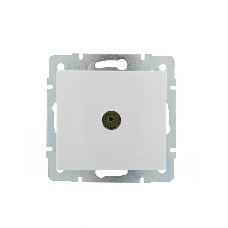 Механизм розетки оконечной TV СП Рейн 16А IP20 бел. LEZARD 703-0288-130