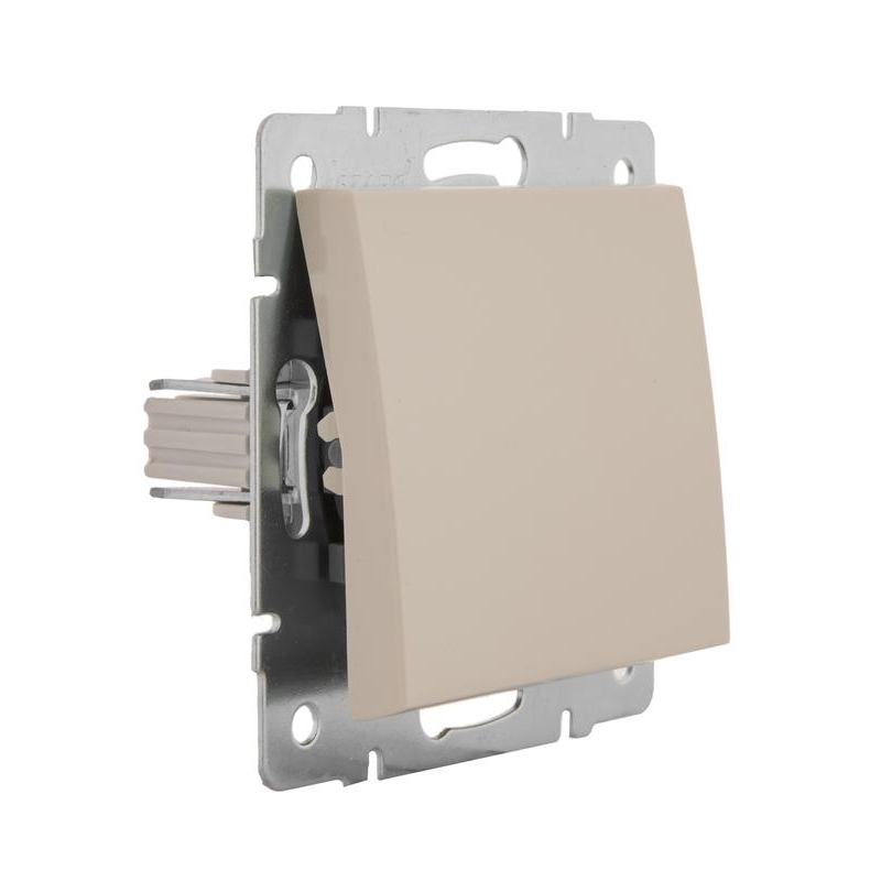 Механизм выключателя 1-кл. СП Рейн IP20 крем. LEZARD 703-0388-100