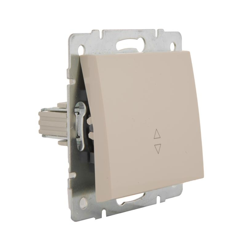 Механизм выключателя проходного 1-кл. СП Рейн IP20 крем. LEZARD 703-0388-105