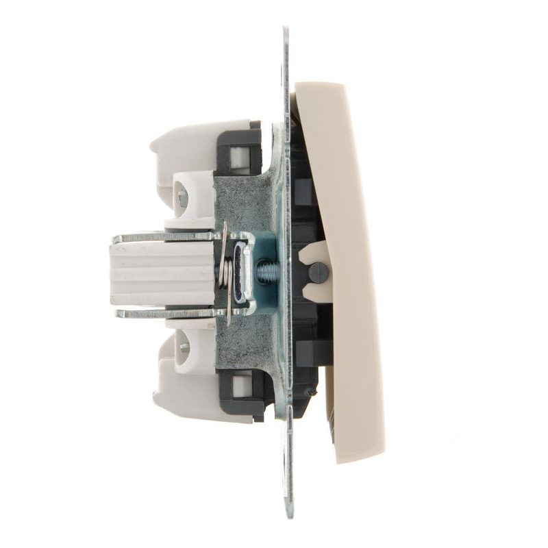 Механизм выключателя 3-кл. СП Рейн IP20 крем. LEZARD 703-0388-109