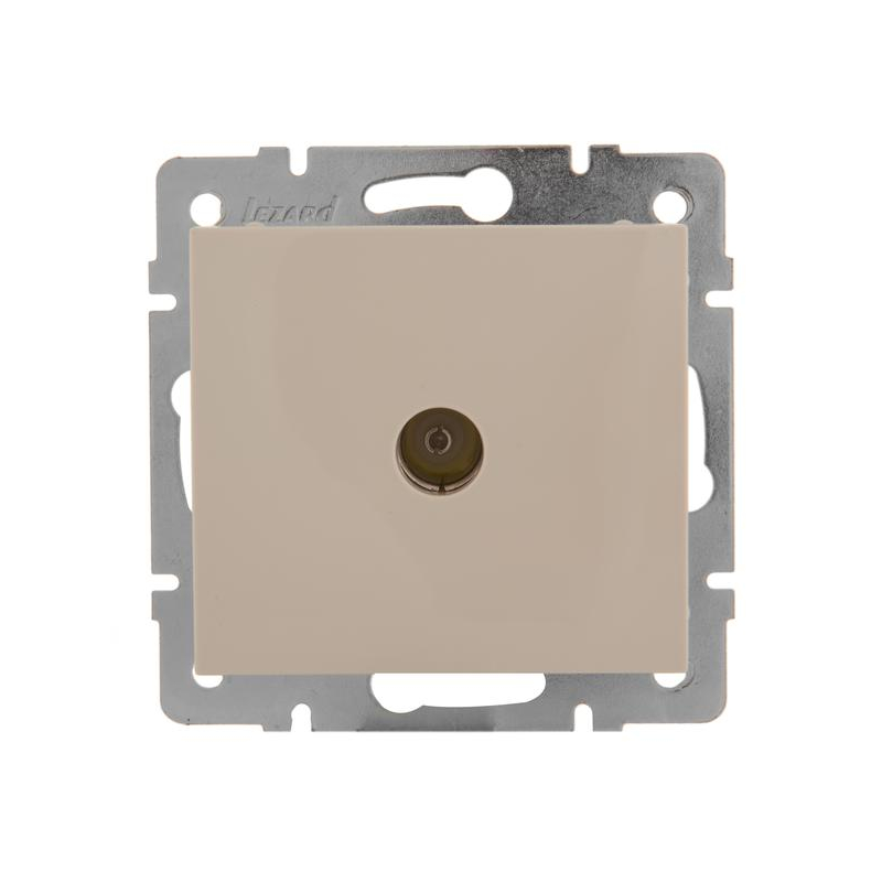 Механизм розетки оконечной TV Рейн крем. LEZARD 703-0388-130