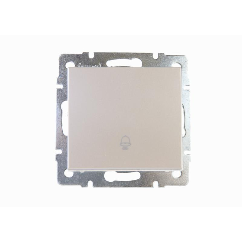 Механизм кнопки звонка Рейн жемчуж./бел. перламутр. LEZARD 703-3088-103