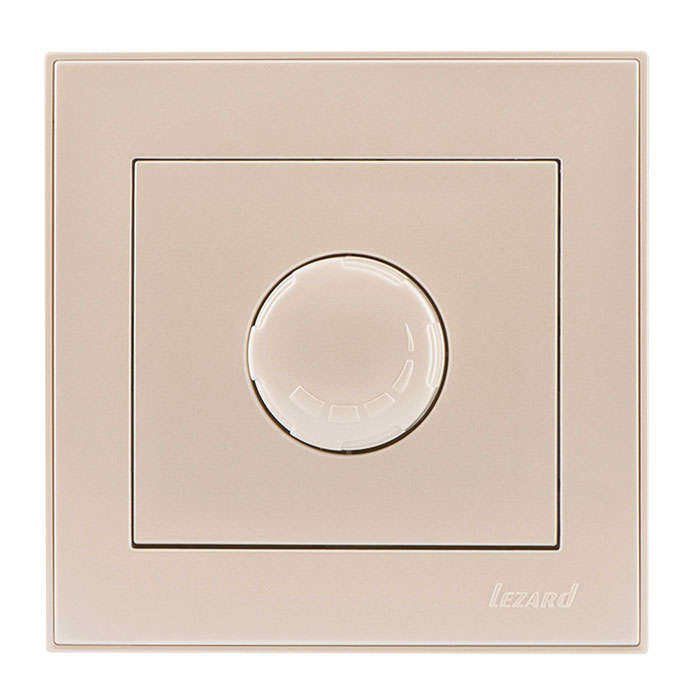 Механизм светорегулятора Рейн 500Вт с фильтром жемчуж./бел. перламутр. LEZARD 703-3088-116