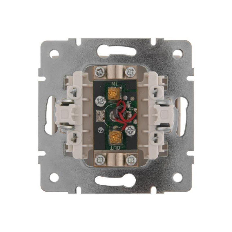 Механизм розетки проходной TV СП Рейн 16А IP20 жемчуж./бел. перламутр. LEZARD 703-3088-129